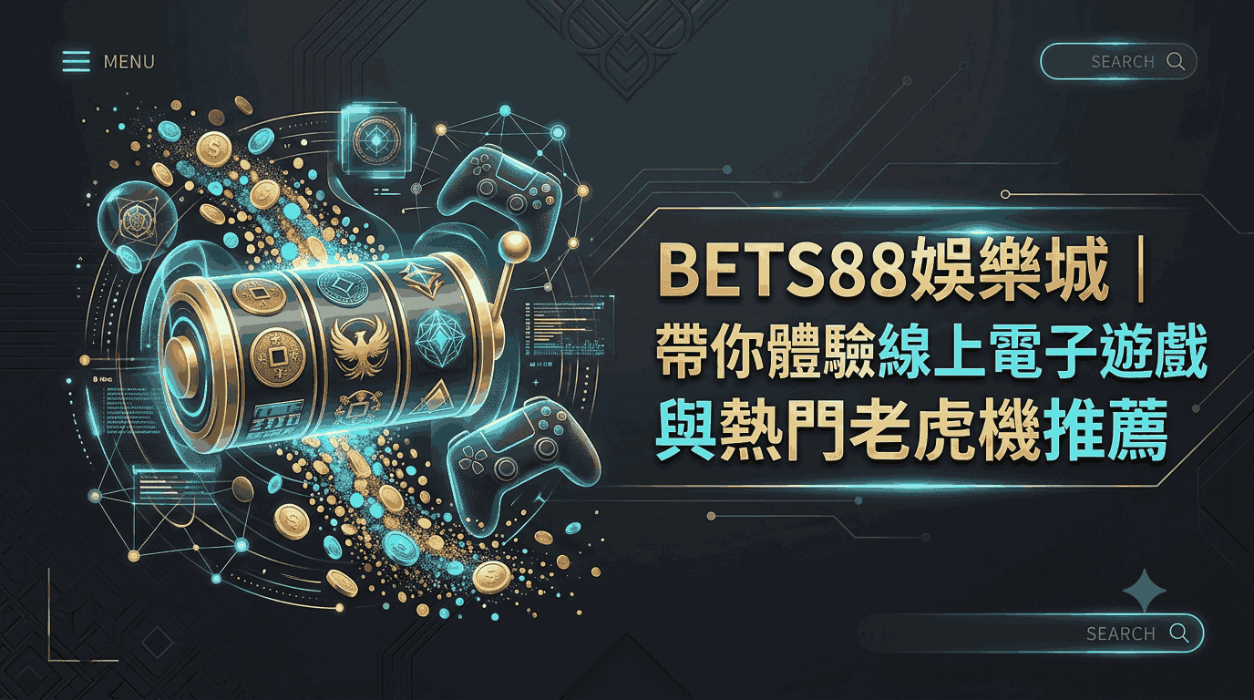 BETS88娛樂城｜帶你體驗線上電子遊戲與熱門老虎機推薦